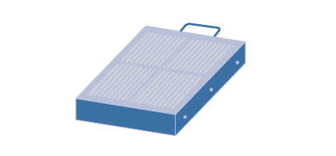 Square shape of Wire Mesh Mist Eliminator