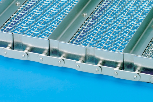 Conveyor Belt with Flange Plate, Stopper and Chain