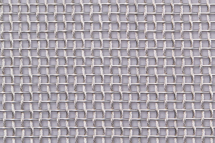 ロープ織金網　WOVEN WIRE ROPE MESH